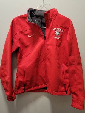 Nike Full-Zip Track Jacket medium - newmexico sports skiing windbreaker red nik